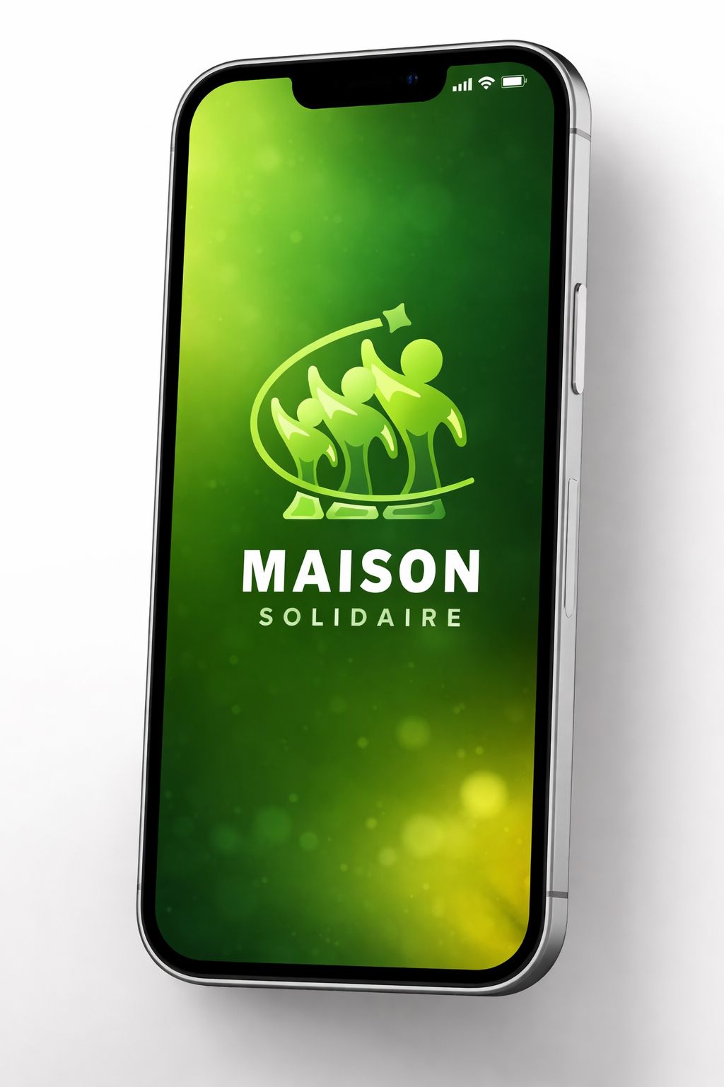 Écran d'accueil Maison Solidaire